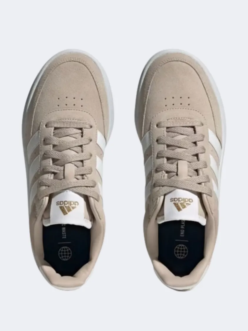 Adidas Breaknet2.0 Women Sportswear Shoes Beige/White/Gold
