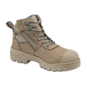 BLUNDSTONE 8553 RotoFlex Zip Safety Boot - Stone