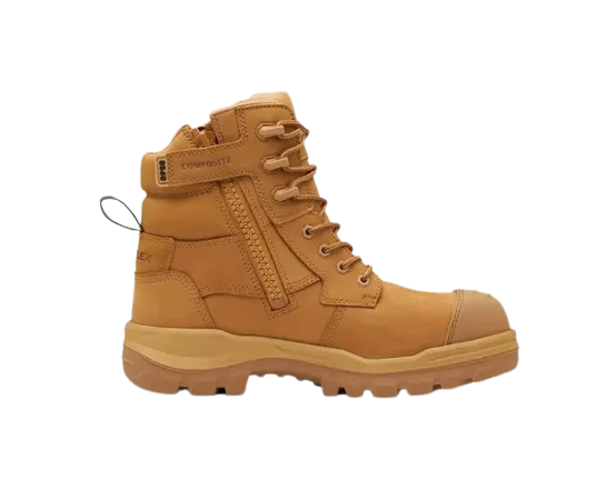 BLUNDSTONE 8560 RotoFlex 6" Zip Safety Boot - Wheat