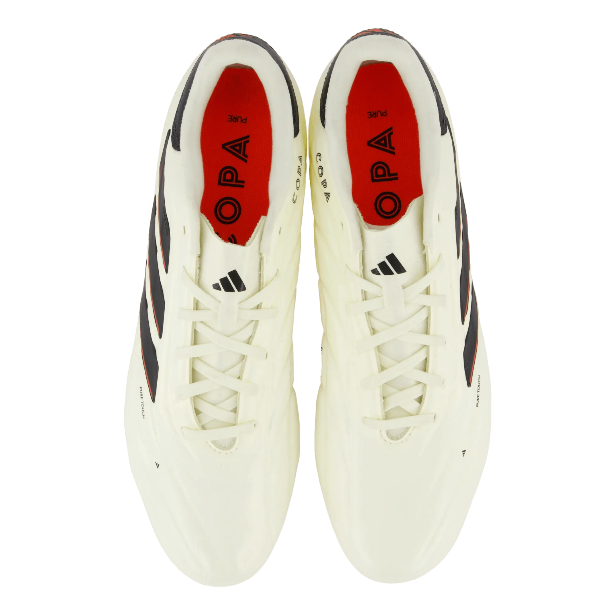 Copa Pure II Pro Firm Ground Boots Ivory / Core Black / Solar Red