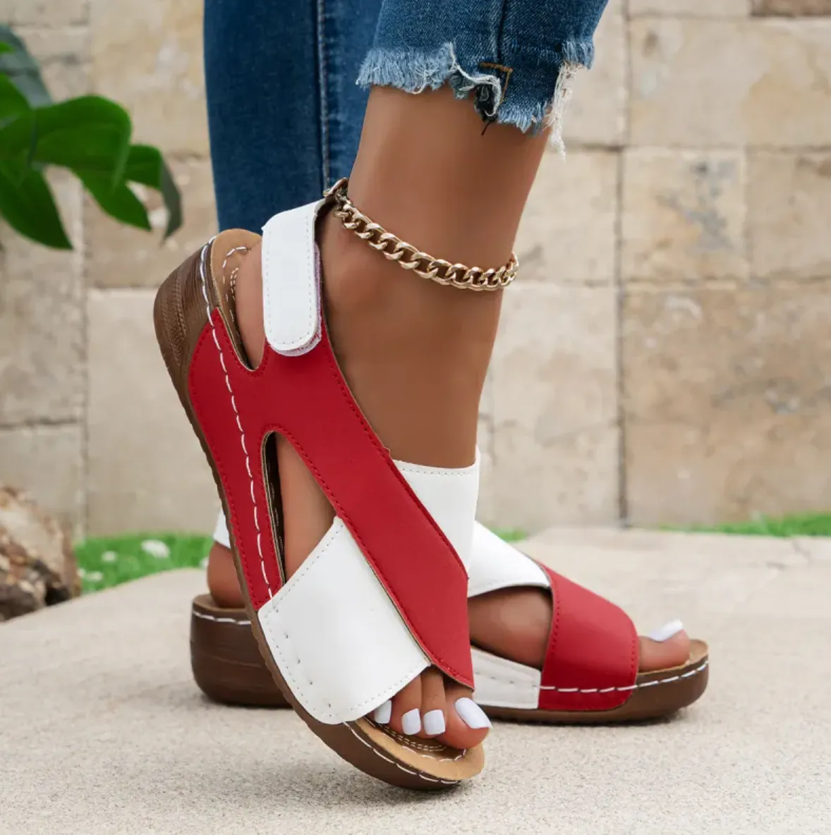 Deloris | Lightweight Comfort Wedge Sandals