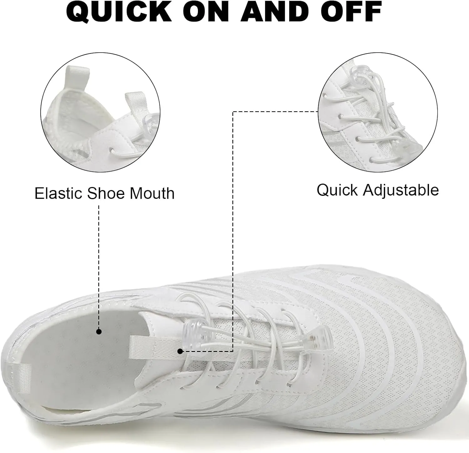 Hike Barefoot Shoes for Women Men Footwear Pro Barefoot Shoes with Wide Toe Box, Healthy & Non-Slip Breathable Athletic Beach Pool Surf Hiking Walking