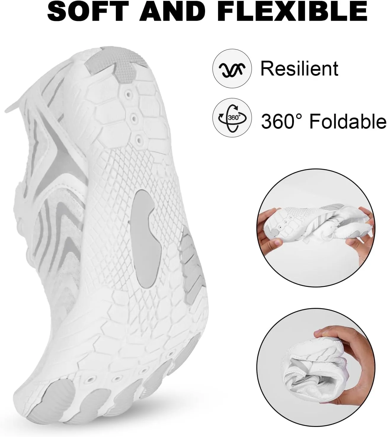 Hike Barefoot Shoes for Women Men Footwear Pro Barefoot Shoes with Wide Toe Box, Healthy & Non-Slip Breathable Athletic Beach Pool Surf Hiking Walking