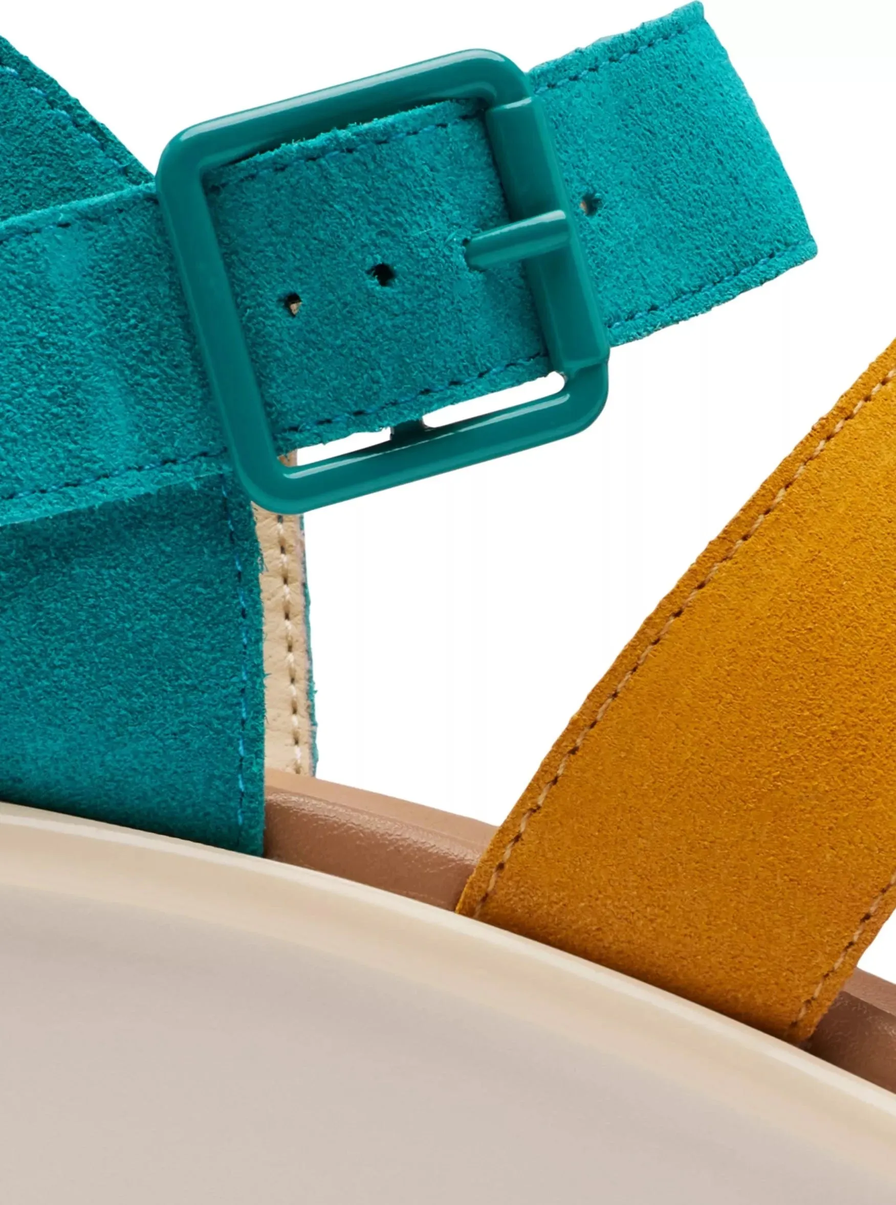 Joanie III Ankle Strap [Teal Chloride/Gum]