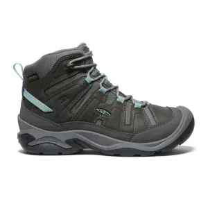 Keen Circadia Mid Waterproof Hiking Boot (Women) - Steel Grey/Cloud Blue