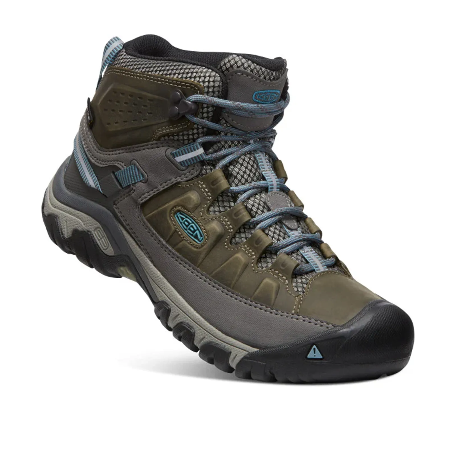 Keen Targhee III Waterproof Mid Hiking Boot (Women) - Magnet/Atlantic Blue
