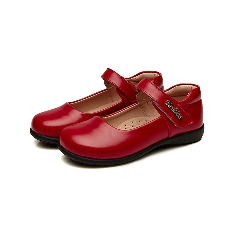 Leather Mary Jane Flat Girl Casual Shoes(Toddler/Little Kid/Big Kid)