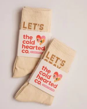 Let's Stay Home Socks