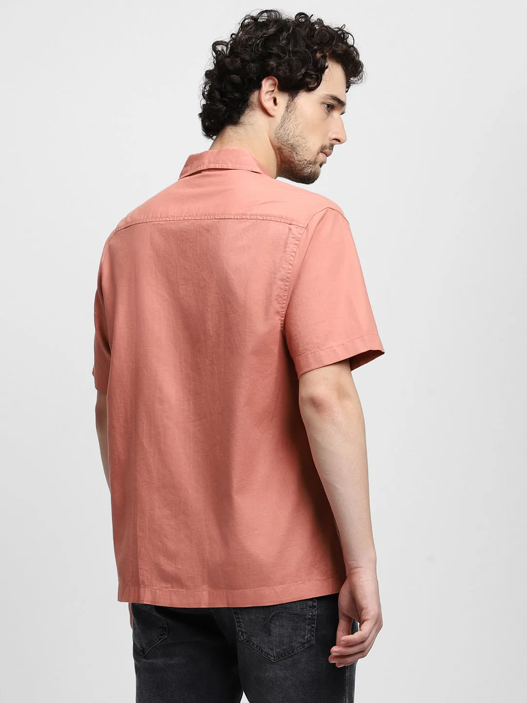 Men's Shirt Collar Regular Fit Abstract Print Sky Shirt