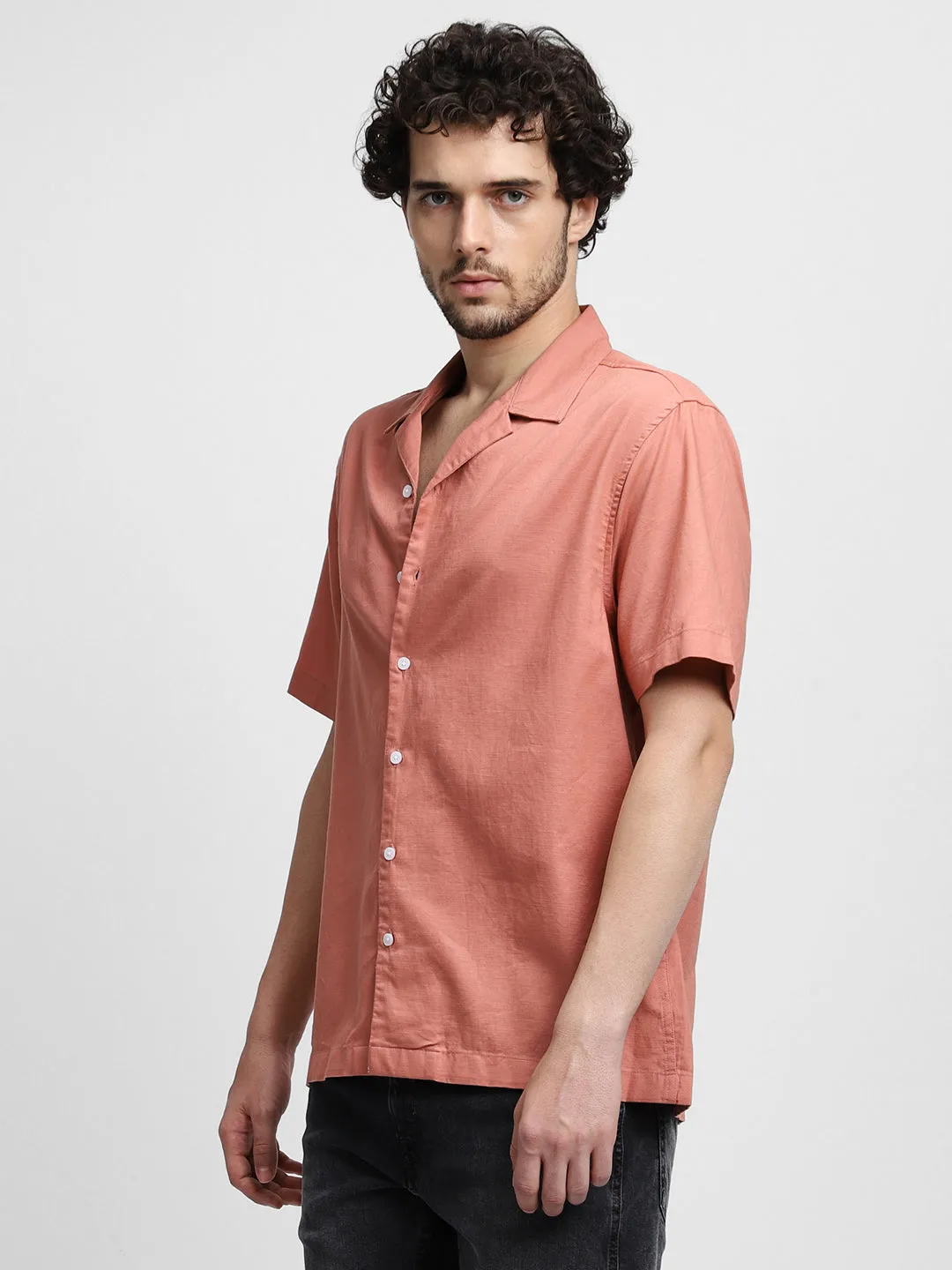 Men's Shirt Collar Regular Fit Abstract Print Sky Shirt