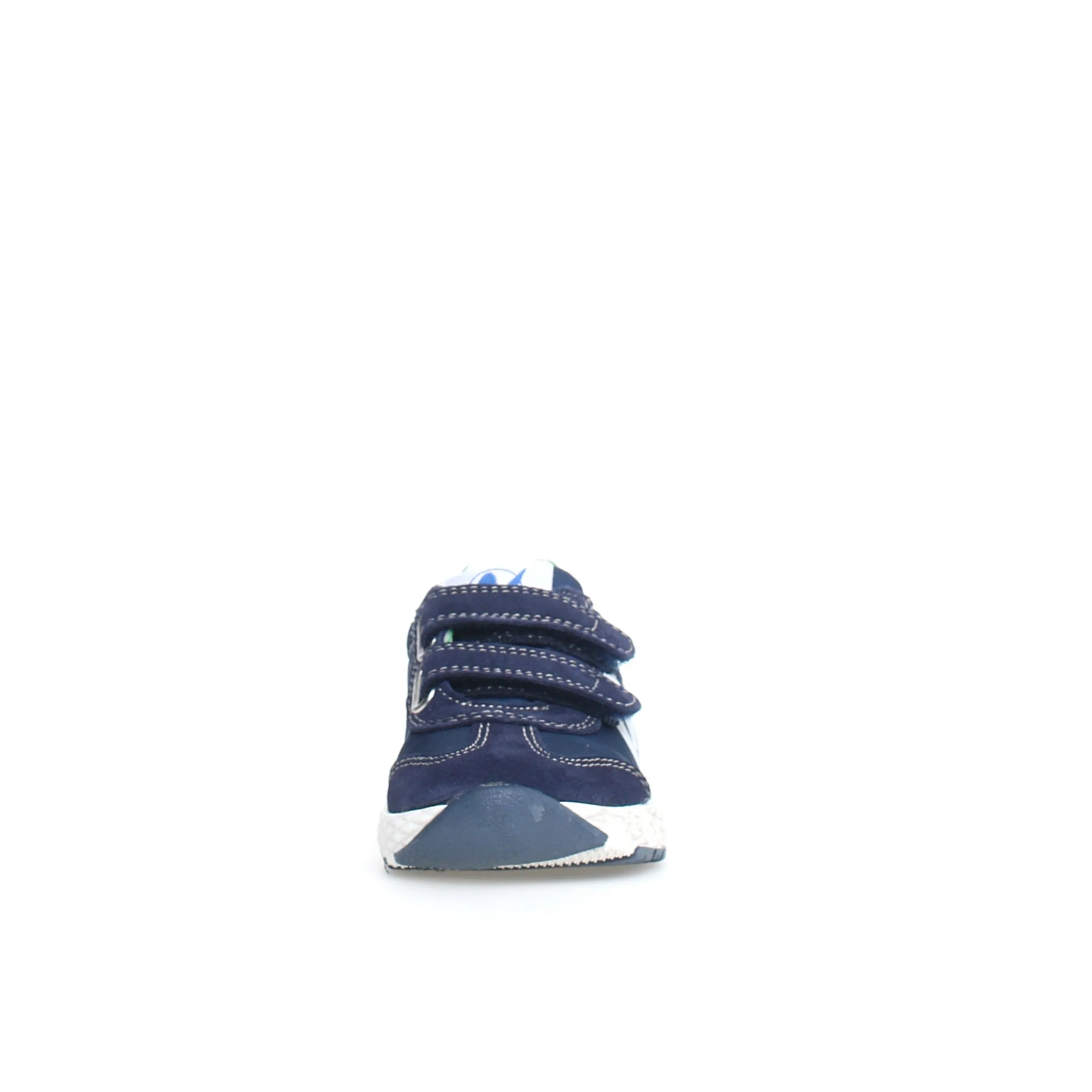Naturino Jesko 2VL | Navy/Green Suede Kids Sneakers