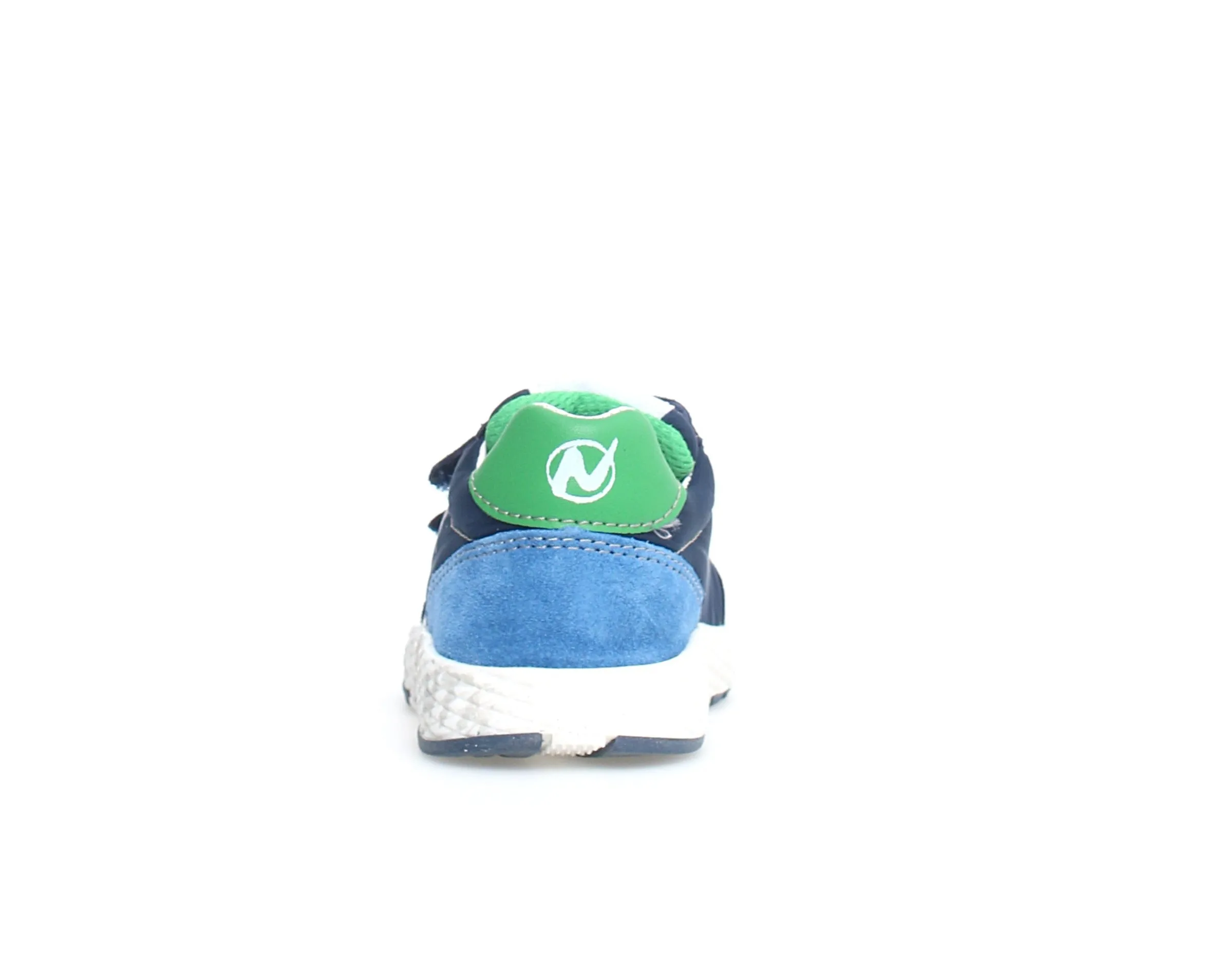 Naturino Jesko 2VL | Navy/Green Suede Kids Sneakers