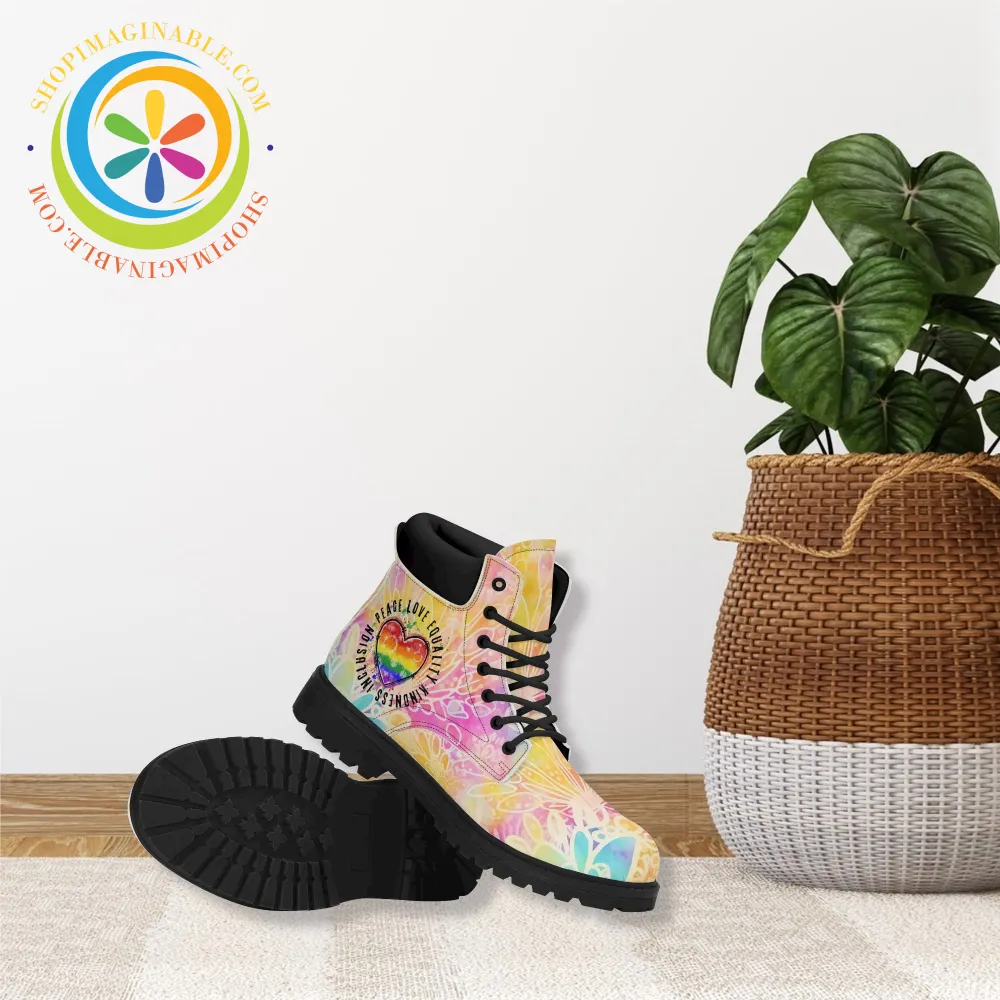 Peace • Love • Equality • Women's Boots