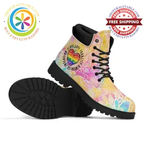 Peace • Love • Equality • Women's Boots