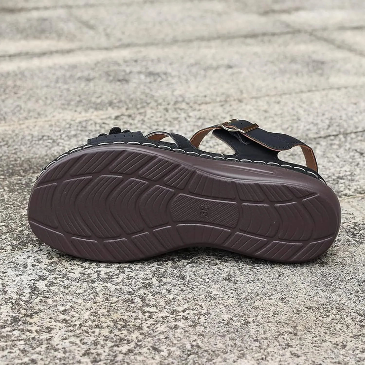 PGOJUNI Soft & Stylish Wedge Sandals for Effortless Comfort Orthopedic Walking Platform Sandals Women Wide Dress Sport Shoes