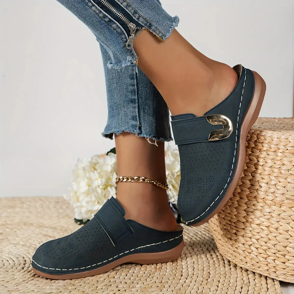 Raewyn | Chic Orthopaedic Wedge Sandals for Women