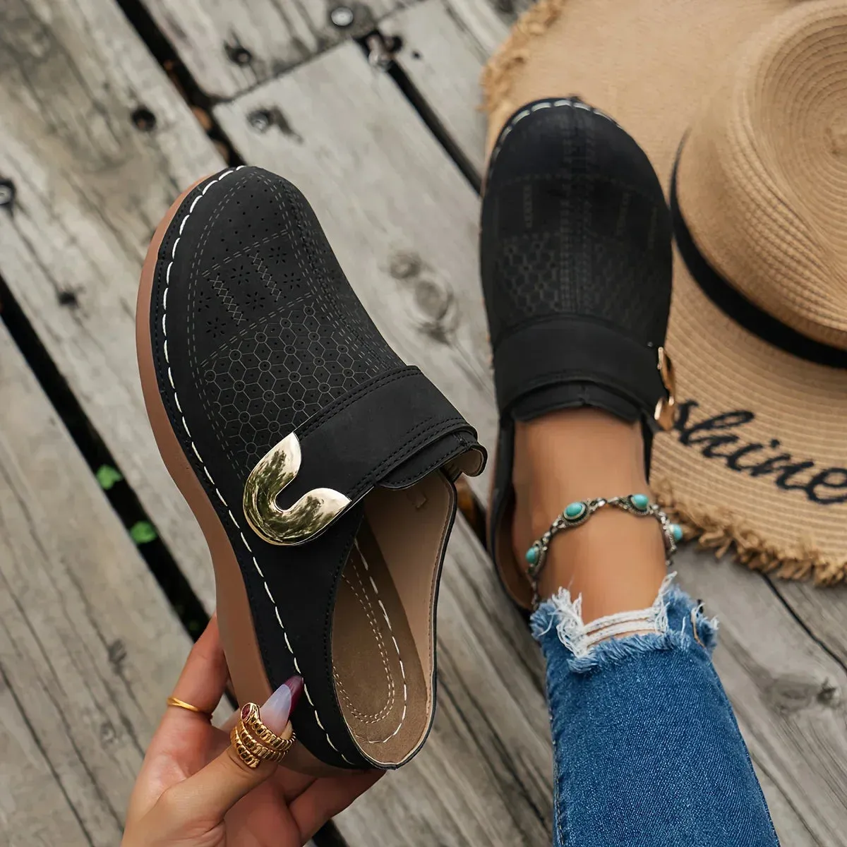 Raewyn | Chic Orthopaedic Wedge Sandals for Women