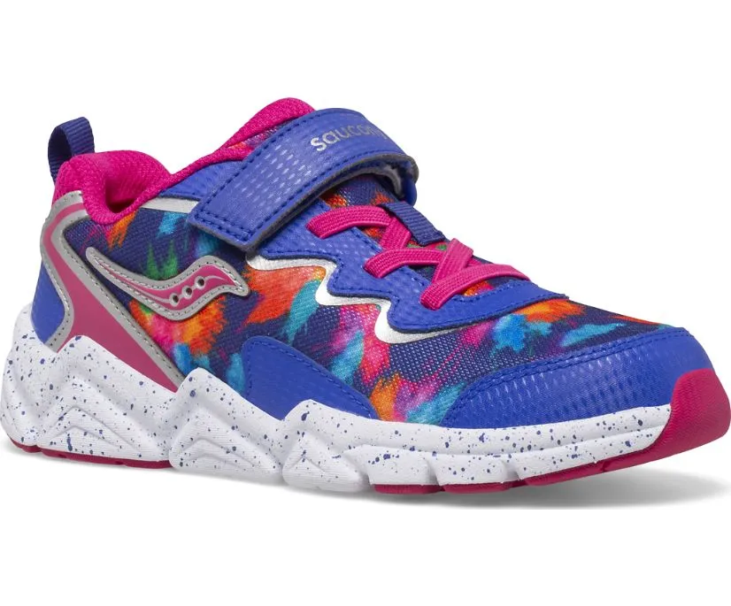 Saucony Flash A/C 3.0 | Blue/Pink Kids Sneakers