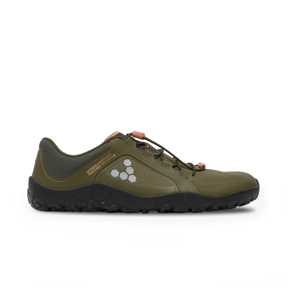 Vivobarefoot Primus Trail III All Weather FG Mens Dark Olive